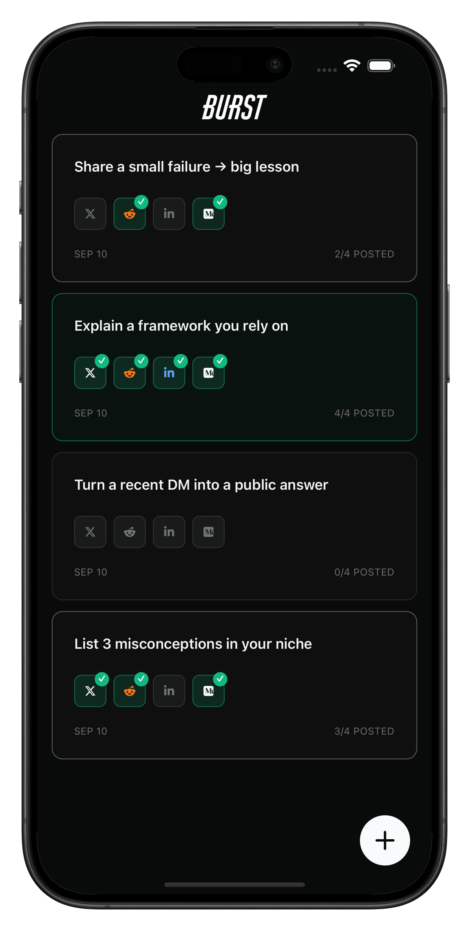 Burst Mockup